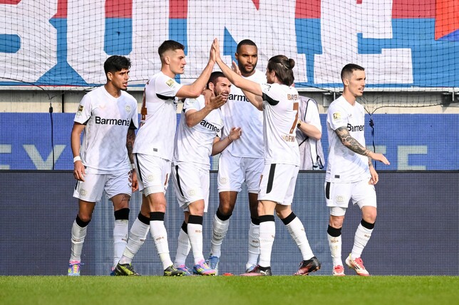 Leverkusen siegt in letzter Minute.