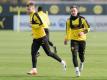 Marco Reus (l.) steht unmittelbar vor seinem Comeback beim BVB. Foto: Guido Kirchner