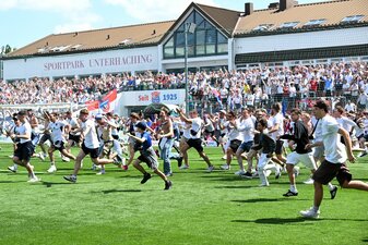 Der Sportpark Unterhaching war für das Rostock-Spiel gesperrt. Der Sportpark Unterhaching war für das Rostock-Spiel gesperrt.