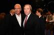 Franz Beckenbauer (l) erkundigte sich bei Günter Netzer über Nahtod-Erfahrungen.