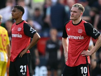 "Sicher nicht aufgeben": Bayer nach Rückschlag trotzig "Sicher nicht aufgeben": Bayer nach Rückschlag trotzig