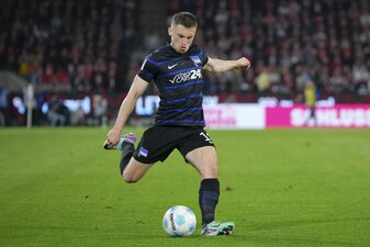 Jonjoe Kenny wird voraussichtlich Hertha BSC im Sommer ablösefrei verlassen. | Foto: Pau Barrena/Getty Images Jonjoe Kenny wird voraussichtlich Hertha BSC im Sommer ablösefrei verlassen. | Foto: Pau Barrena/Getty Images