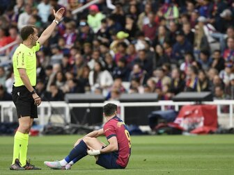 Auch CL-Halbfinale in Gefahr: Barca vorerst ohne Lewandowski Auch CL-Halbfinale in Gefahr: Barca vorerst ohne Lewandowski