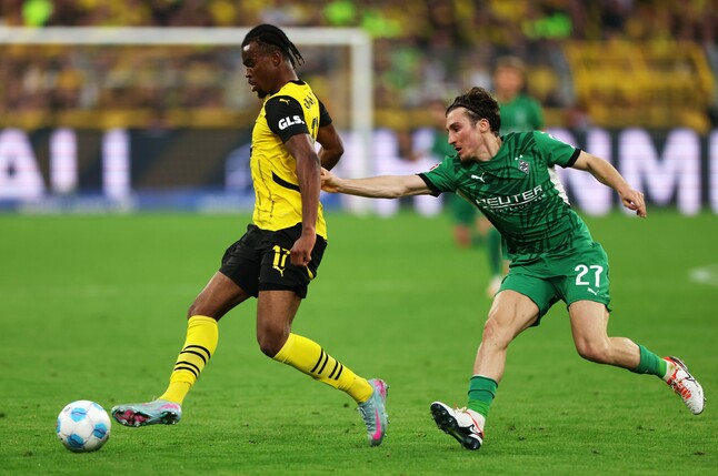 Chukwuemeka war für die Gladbacher oft nicht zu halten. Foto: Dean Mouhtaropoulos/Getty Images