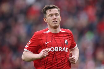 Michael Gregoritsch ist seit 2022 im Kader vom SC Freiburg. | Foto: Alex Grimm/Getty Images Michael Gregoritsch ist seit 2022 im Kader vom SC Freiburg. | Foto: Alex Grimm/Getty Images