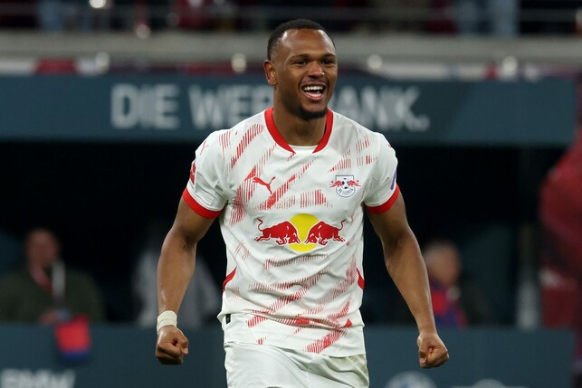 Lois Openda spielt seit 2023 für RB Leipzig. | Foto: Alexander Hassenstein/Getty Images