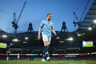Kevin De Bruyne beim Heimspiel gegen Aston Villa. Kevin De Bruyne beim Heimspiel gegen Aston Villa.