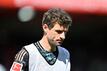 Der scheidenden Bayern-Legende Thomas Müller droht krankheitsbedingt ein Ausfall. Foto: Christian Kaspar-Bartke/Getty Images