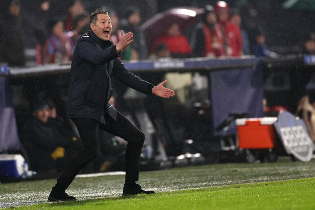 Ex-Feyernoord Rotterdam Trainer Brian Priske ist offenbar ein Trainerkandidiat beim VfL Wolfsburg. | Foto: Dean Mouhtaropoulos/Getty Images