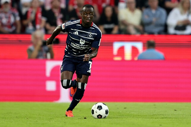 Jean-Luc Dompé bleibt dem Hamburger SV treu. | Foto: Christof Koepsel/Getty Images
