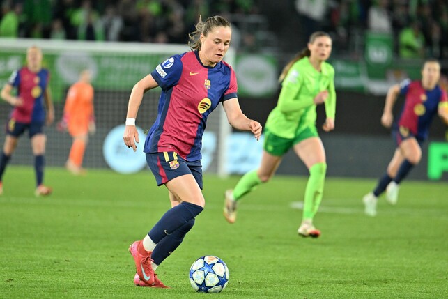 Mit Barcelona im Champions-League-Finale: Ewa Pajor (li.).