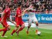 Der VfB Stuttgart hat den Sprung an die Tabellenspitze verpasst. Foto: Sebastian Gollnow