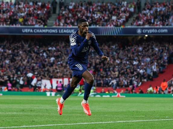 Entwicklung "positiv": PSG-Star Dembélé mit Muskeldehnung
