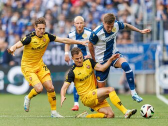 Foto: Spätes Eigentor verhindert Dresdens vorzeitigen Aufstieg