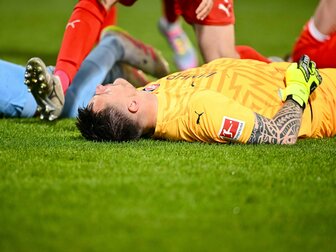 Foto: Heidenheim-Torwart Müller geht es «deutlich besser»