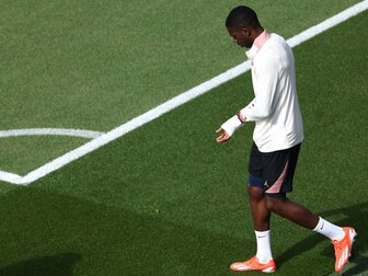 Aufatmen bei PSG: Dembélé wieder im Training Aufatmen bei PSG: Dembélé wieder im Training
