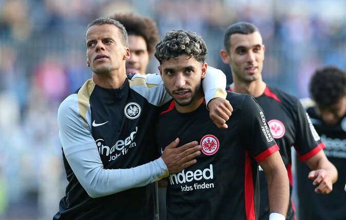 Andere gingen, er ist stets am Main geblieben: Timothy Chandler (l.) Foto: Cathrin Mueller/Getty Images