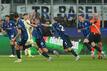Die Inter-Spieler feiern den Einzug ins Finale der Champions League.