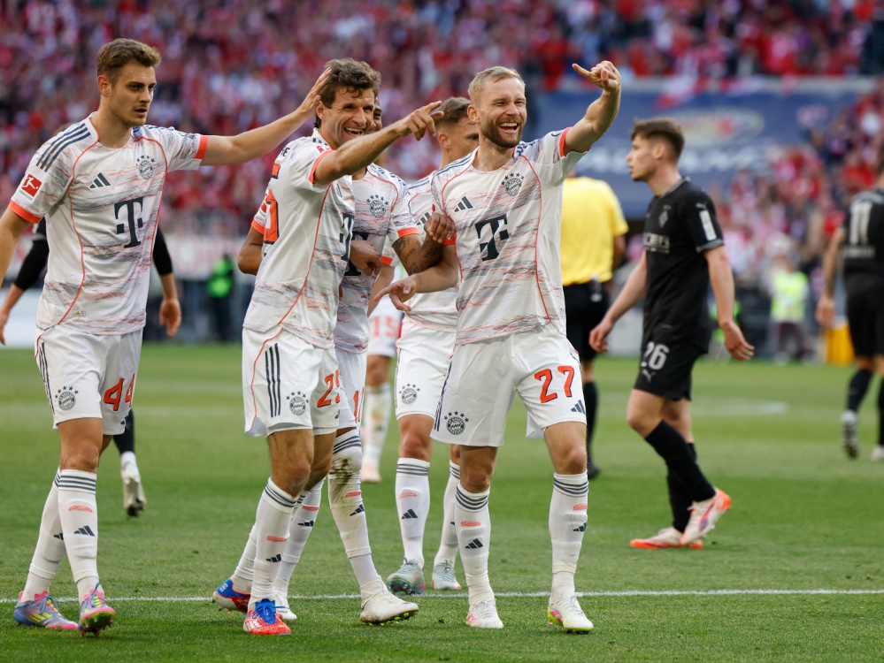 Sieg zum Müller-Servus: Bayern bezwingen Gladbach
