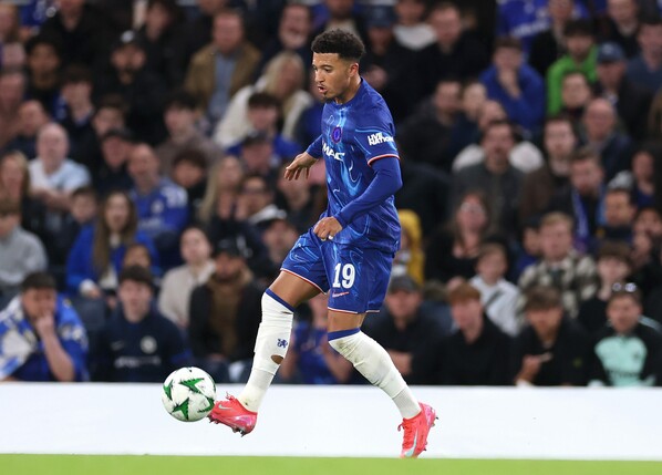 Jadon Sancho spielt auf Leihbasis beim FC Chelsea. | Foto: Warren Little/Getty Images