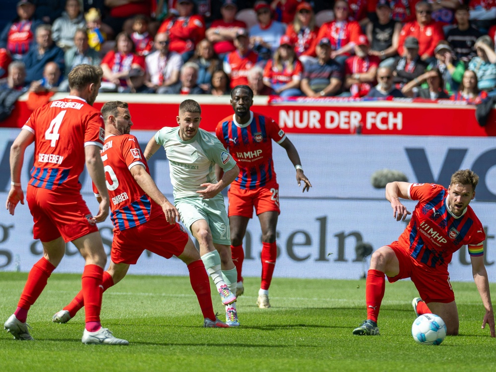 Von Werder ausgekontert: Heidenheim muss in die Relegation