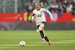 BERLIN, GERMANY - APRIL 08: Jule Brand of Germany controls the ball during the UEFA Women's Nations League 2024/25 Grp A1 MD4 match between Germany and Scotland at on April 08, 2025 in Berlin, Germany