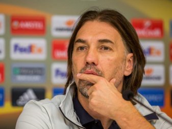 Martin Schmidt braucht mit dem FSV Mainz in der Europa League einen Erfolg. Foto: Stephanie Lecocq Martin Schmidt braucht mit dem FSV Mainz in der Europa League einen Erfolg. Foto: Stephanie Lecocq