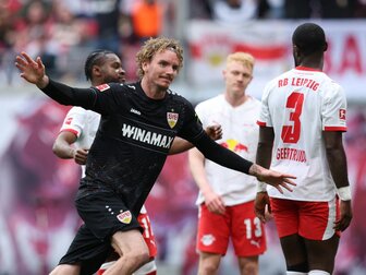 Im Pokalfinale: Stuttgart mit neuem Trikotsponsor Im Pokalfinale: Stuttgart mit neuem Trikotsponsor