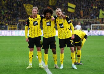 BVB gegen Mainz 05 (3:1) am 30. März 2025 - Auch ohne Stürmerstar Serhou Guirassy schaffte Dortmund mit Julian Brandt, Karim Adeyemi und Doppel-Torschütze Maximilian Beier die Trend-Wende gegen die BVB gegen Mainz 05 (3:1) am 30. März 2025 - Auch ohne Stürmerstar Serhou Guirassy schaffte Dortmund mit Julian Brandt, Karim Adeyemi und Doppel-Torschütze Maximilian Beier die Trend-Wende gegen die