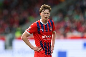 HEIDENHEIM, GERMANY - MAY 17: Paul Wanner of 1.FC Heidenheim 1846 looks on during the Bundesliga match between 1. FC Heidenheim 1846 and SV Werder Bremen at Voith-Arena on May 17, 2025 in Heidenheim, HEIDENHEIM, GERMANY - MAY 17: Paul Wanner of 1.FC Heidenheim 1846 looks on during the Bundesliga match between 1. FC Heidenheim 1846 and SV Werder Bremen at Voith-Arena on May 17, 2025 in Heidenheim,