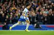 BRIGHTON, ENGLAND - MAY 19: Kaoru Mitoma of Brighton &amp; Hove Albion celebrates scoring his team's second goal during the Premier League match between Brighton &amp; Hove Albion FC and Liverpool FC 