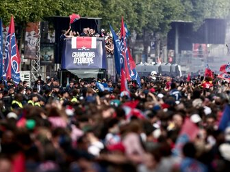 Party auf der Champs Elysées: PSG zurück in Paris