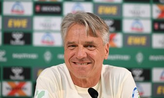 In Bremen und in der Bundesliga angekommen: Werders neuer Trainer Horst Steffen. In Bremen und in der Bundesliga angekommen: Werders neuer Trainer Horst Steffen.