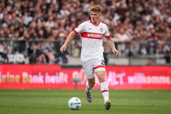 Finn Jeltsch vom VfB Stuttgart verpasst die EM. Finn Jeltsch vom VfB Stuttgart verpasst die EM.