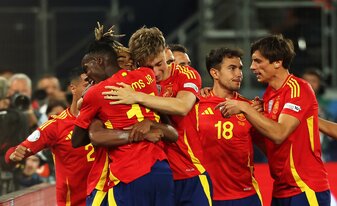 Spanien steht im Finale der Nations League. Spanien steht im Finale der Nations League.