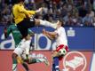 Werder-Torhüter Tim Wiese wurde 2008 durch einen brutalen Kung-Fu-Tritt gegen Ivica Olic zur Hassfigur der HSV-Fans. Foto: Marcus Brandt
<br>dpa-infocom GmbH