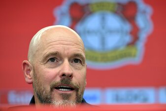 Trainer ten Hag bestreitet neue Wege. Trainer ten Hag bestreitet neue Wege.