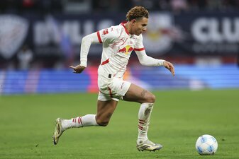 Antonio Nusa wechselte im vergangenen Sommer zu RB Leipzig. | Foto: Maja Hitij/Getty Images Antonio Nusa wechselte im vergangenen Sommer zu RB Leipzig. | Foto: Maja Hitij/Getty Images