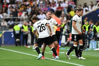 Feierte sein Debüt für die Nationalmannschaft: Tom Bischof Feierte sein Debüt für die Nationalmannschaft: Tom Bischof