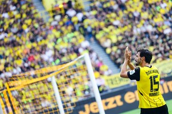 Mats Hummels bekommt vom BVB seinen großen Abschied. Mats Hummels bekommt vom BVB seinen großen Abschied.