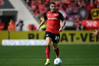 Er soll auf der Liste von AC Mailand stehen: Bayer Leverkusens Granit Xhaka. Er soll auf der Liste von AC Mailand stehen: Bayer Leverkusens Granit Xhaka.