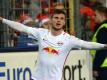 Leipzigs Timo Werner erzielte gegen Freiburg ein Doppelpack. Foto: Patrick Seeger