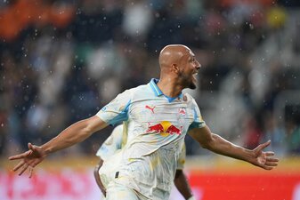 Der frühere Mainzer Karim Onisiwo erzielte den Siegtreffer für RB Salzburg. Der frühere Mainzer Karim Onisiwo erzielte den Siegtreffer für RB Salzburg.