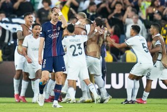 Paris Saint-Germain, hier mit Fabián Ruiz, verlor sensationell mit 0:1 gegen den brasilianischen Vertreter Botafogo. Paris Saint-Germain, hier mit Fabián Ruiz, verlor sensationell mit 0:1 gegen den brasilianischen Vertreter Botafogo.