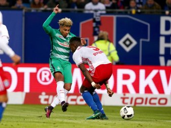 Gnabry erzielt für Werder Bremen den Ausgleich zum 2:2 (Quelle: PIXATHLON/SID) Gnabry erzielt für Werder Bremen den Ausgleich zum 2:2 (Quelle: PIXATHLON/SID)