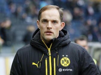 Thomas Tuchel ist nach der Niederlage bedient. Foto: Ronald Wittek Thomas Tuchel ist nach der Niederlage bedient. Foto: Ronald Wittek