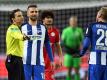 Herthas Vedad Ibisevic war der Mann des Spiels - in vielerlei Hinsicht. Foto: Soeren Stache