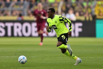 BVB bestätigt: Gittens wird zu Chelsea wechseln. Foto: Christof Koepsel/Getty Images BVB bestätigt: Gittens wird zu Chelsea wechseln. Foto: Christof Koepsel/Getty Images