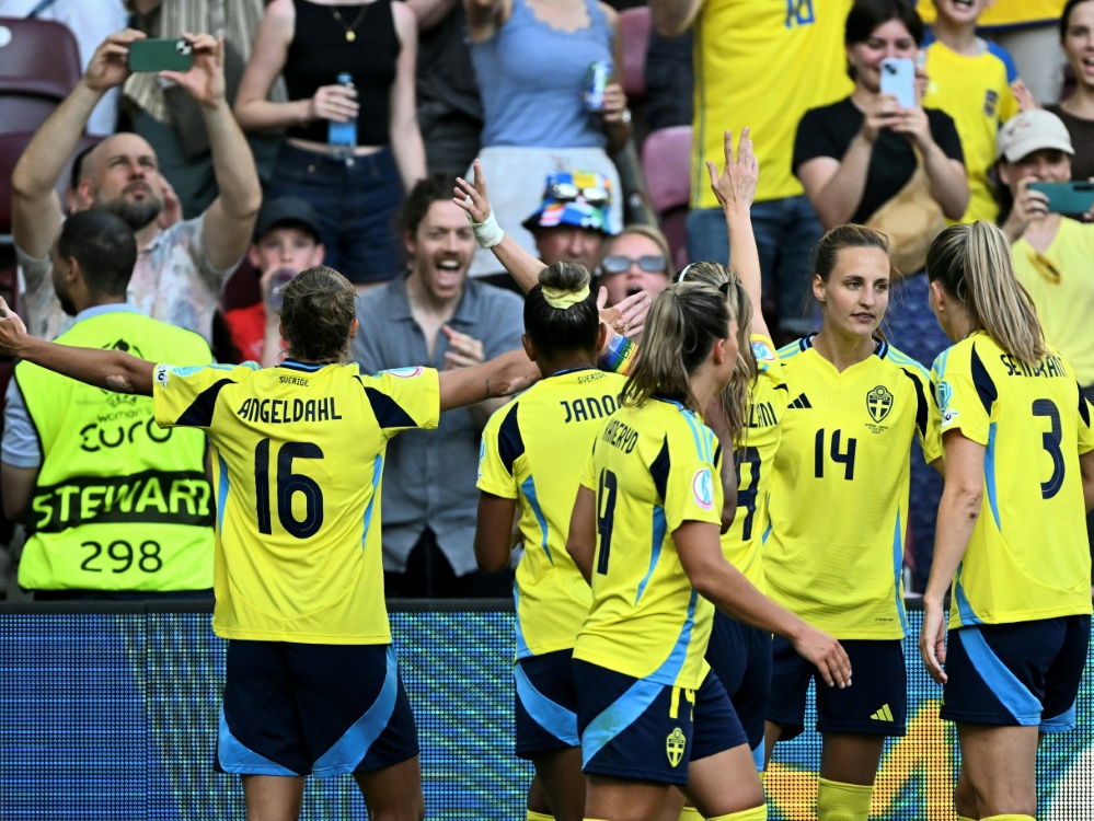 Frauen-EM: Schweden schlägt Dänemark in deutscher Gruppe C