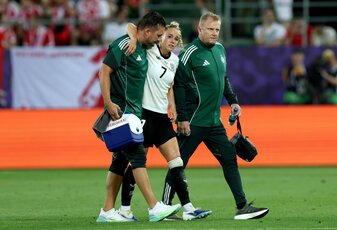 Bitter: EM für Gwinn früh gelaufen. Foto: Alexander Hassenstein/Getty Images Bitter: EM für Gwinn früh gelaufen. Foto: Alexander Hassenstein/Getty Images